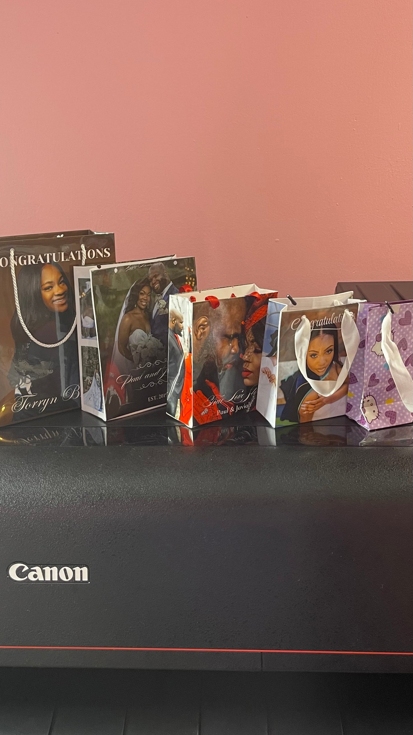 Handmade Custom Gift Bags