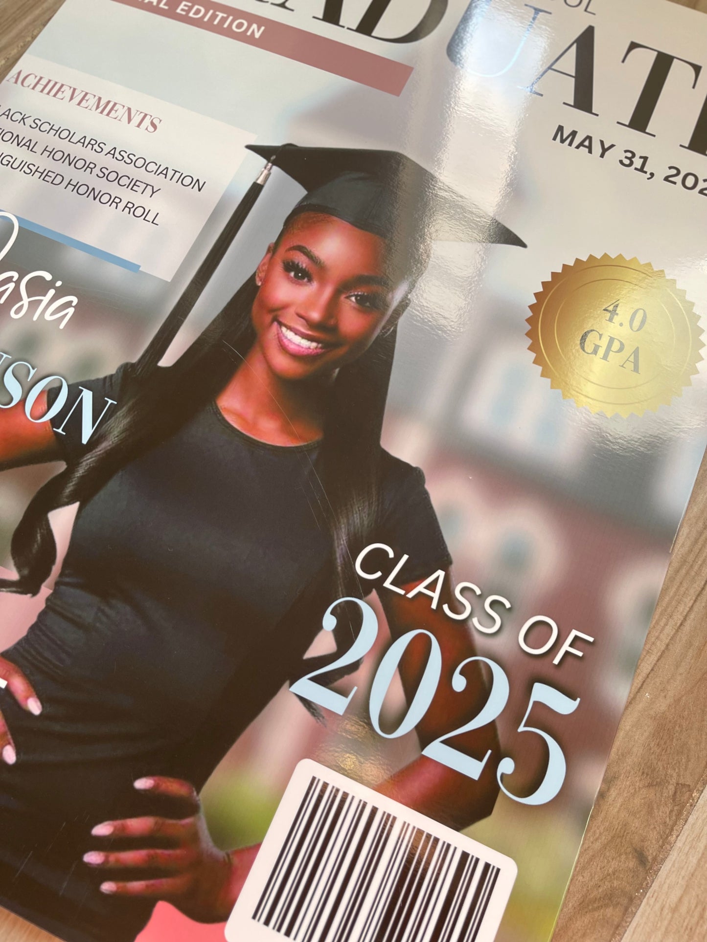 Large Magazine Cover Photo Board (23”.5 x 31.5”)