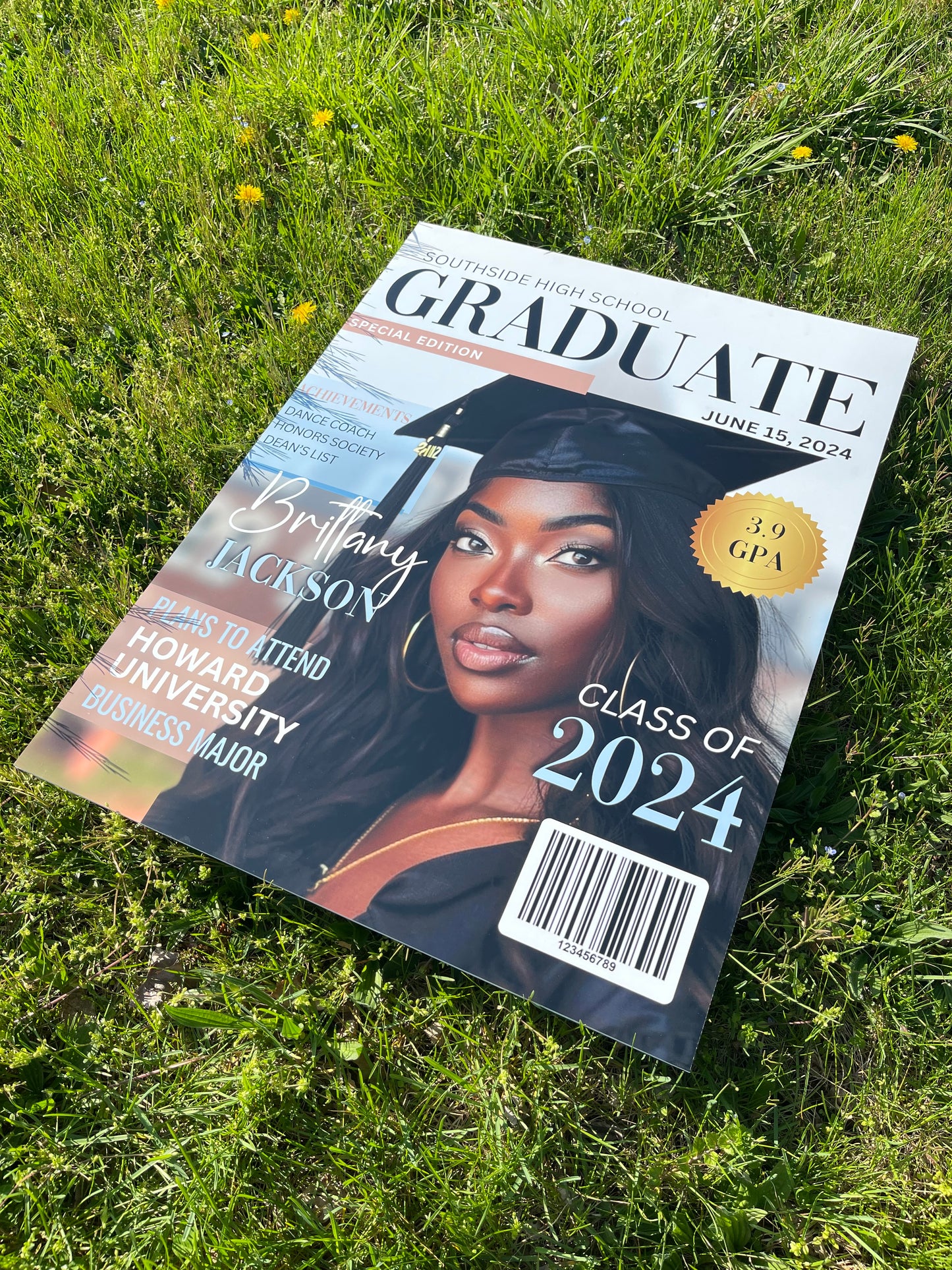 Large Magazine Cover Photo Board (23”.5 x 31.5”)
