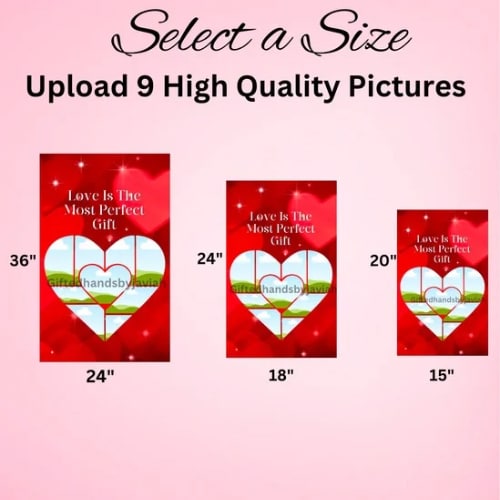 Jumbo Foldable Valentine's Day Photo Card