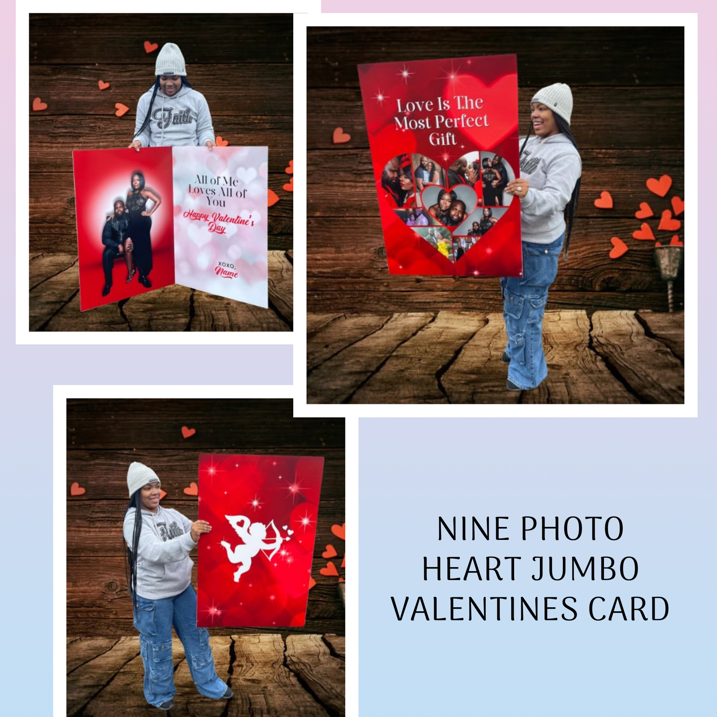 Jumbo Foldable Valentine's Day Photo Card