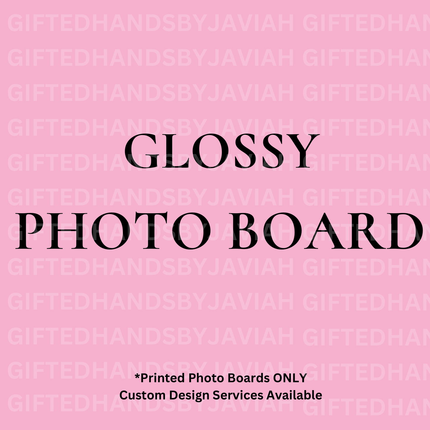 Glossy Photo Boards (3FT Width Options)