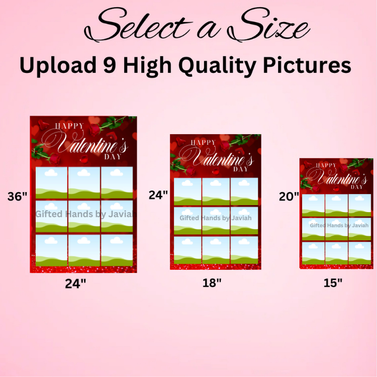 Jumbo Foldable Valentine's Day Photo Card