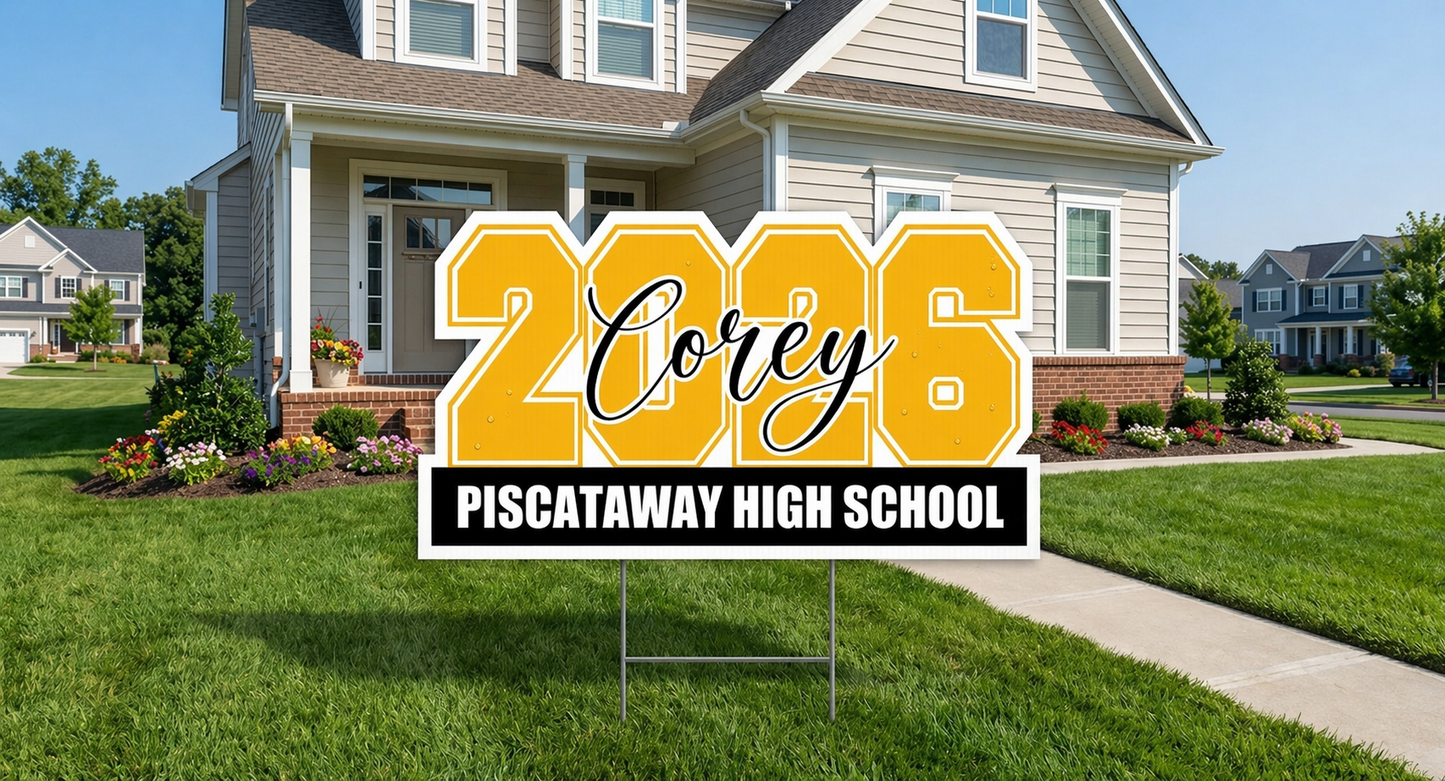 Printed 2026 Yard Sign