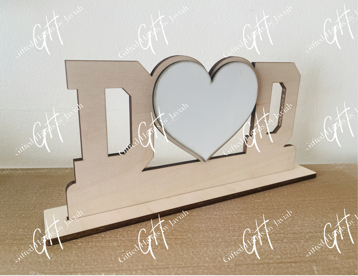 Love Dad Wood Frame