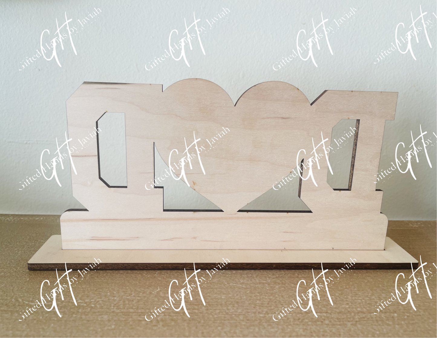 Love Dad Wood Frame