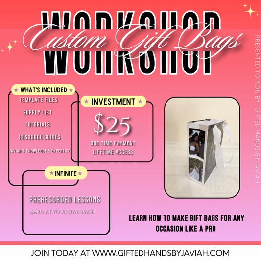 GHBJ: DIY Custom Gift Bag Class