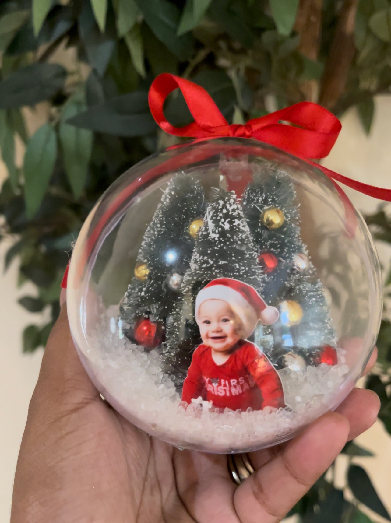 3D Photo Christmas Ornament