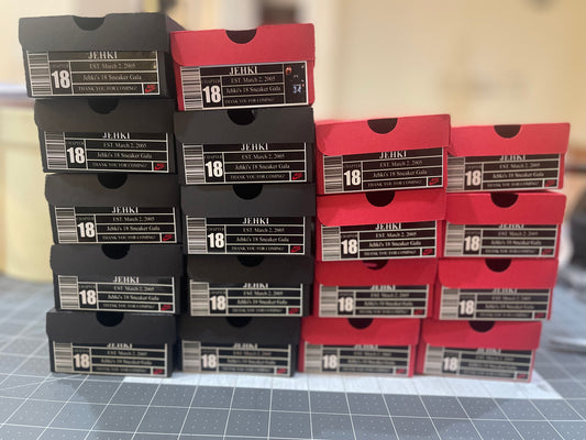 Sneaker Box Party Favor