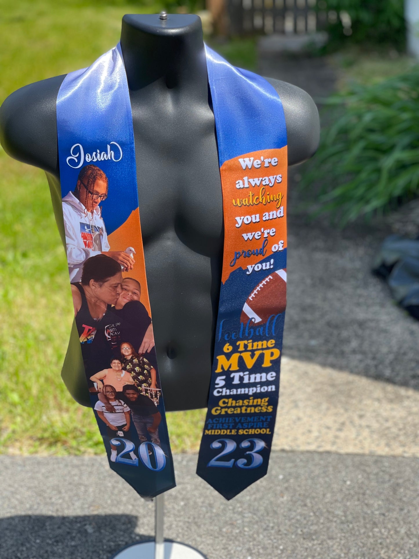 Custom Graduation Stole (4 Pictures)