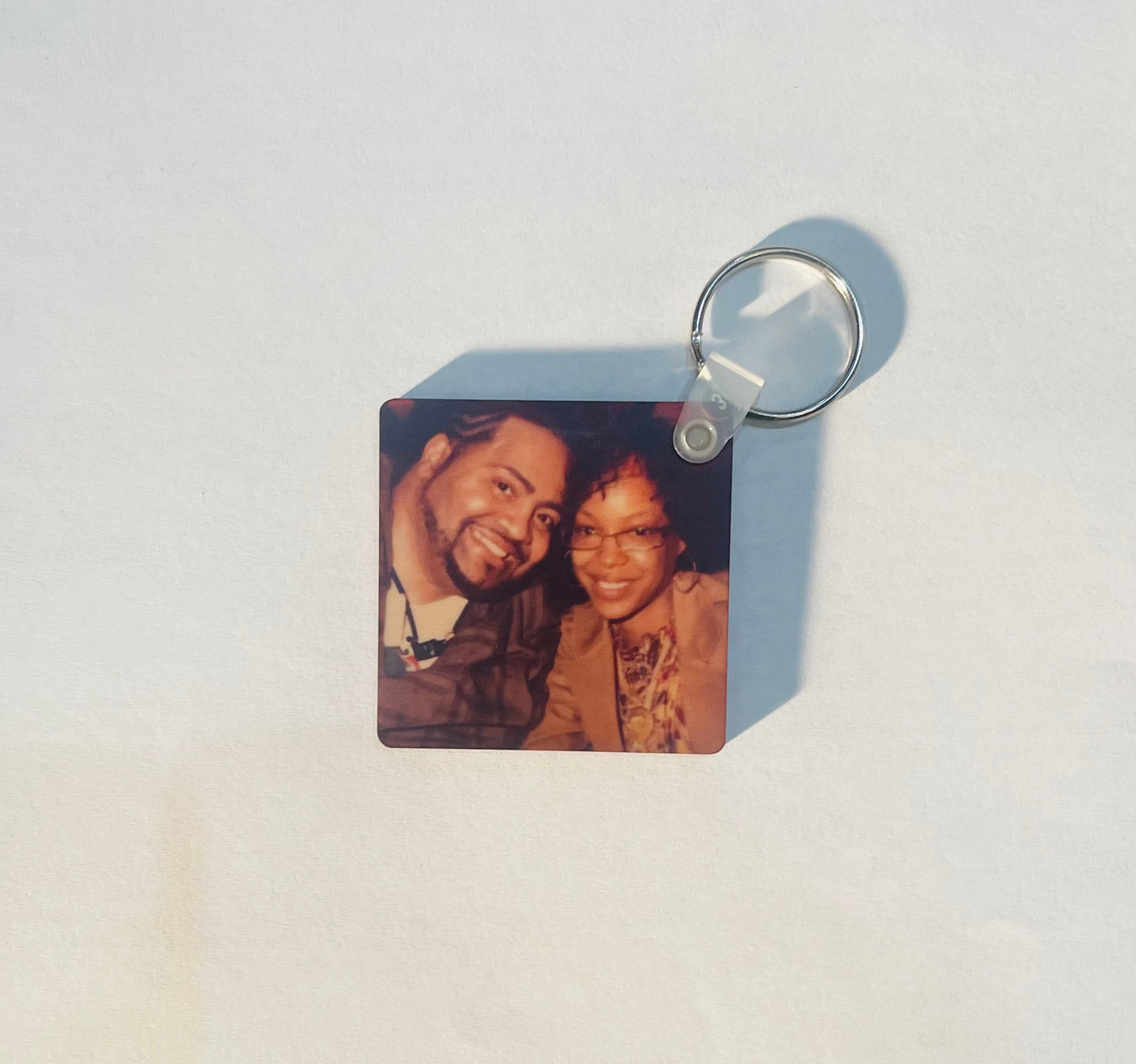 Double Sided Wooden Keychain