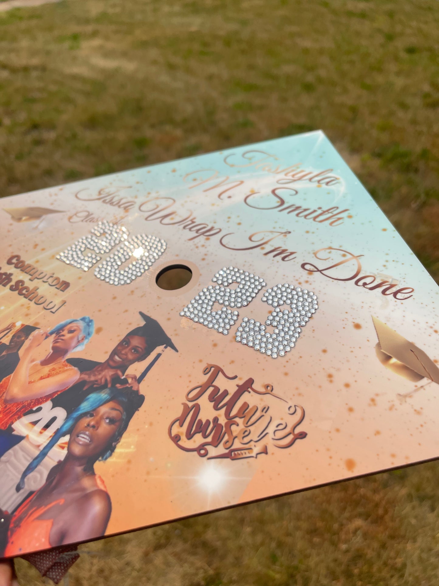 Custom Grad Cap Toppers (Hardboard) MOST POPULAR