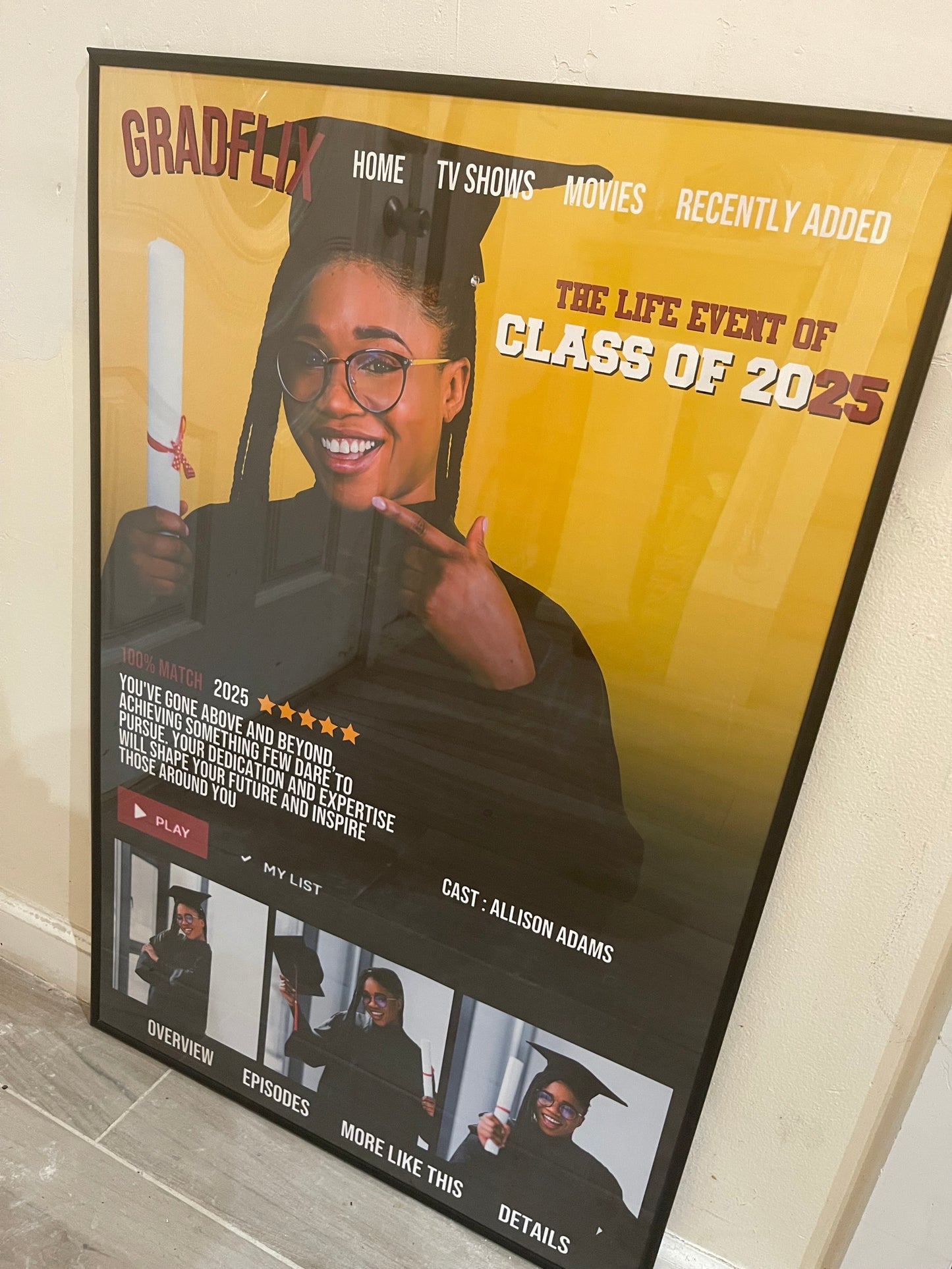 Gradflix Photo Frame