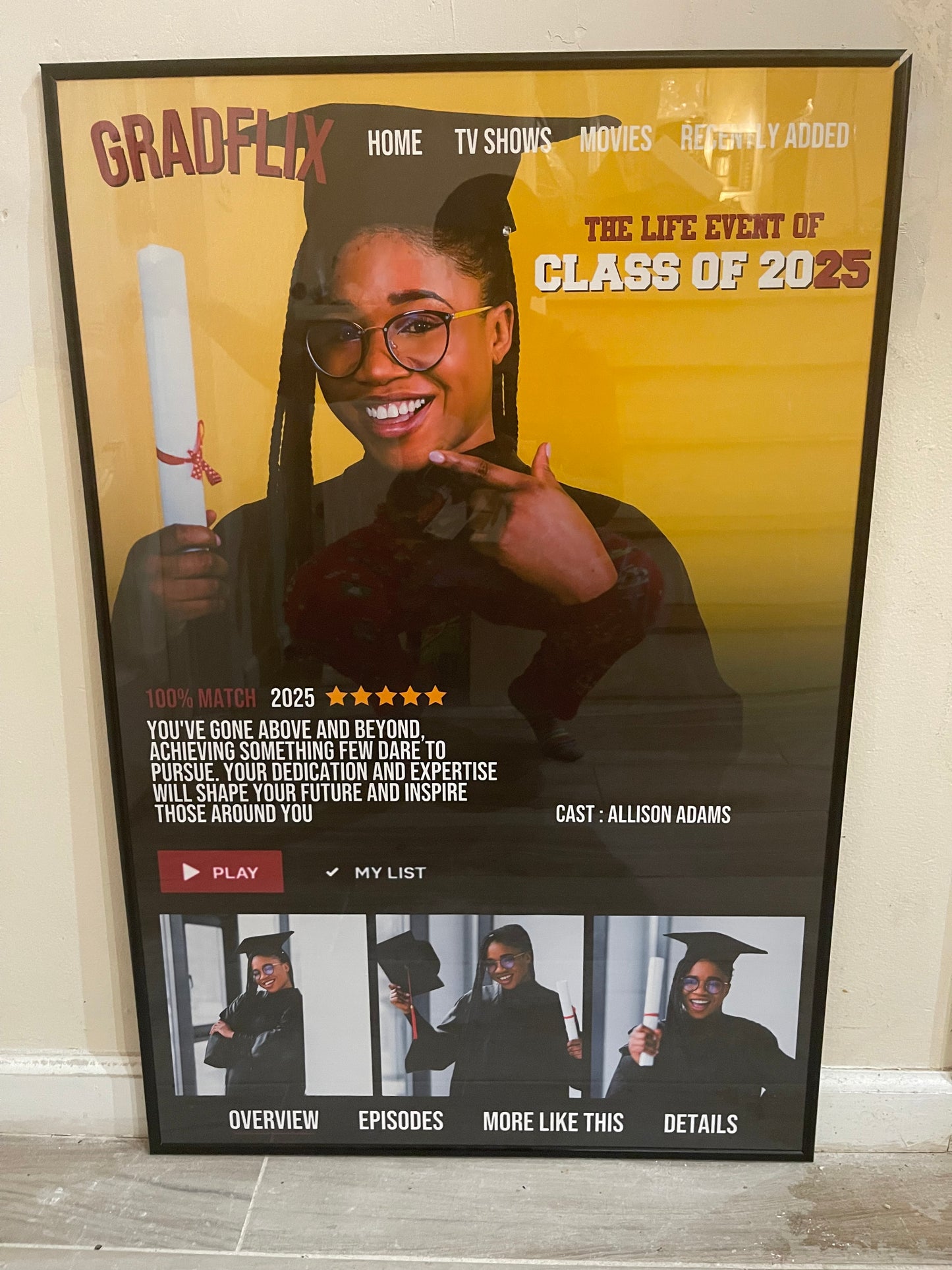 Gradflix Photo Frame