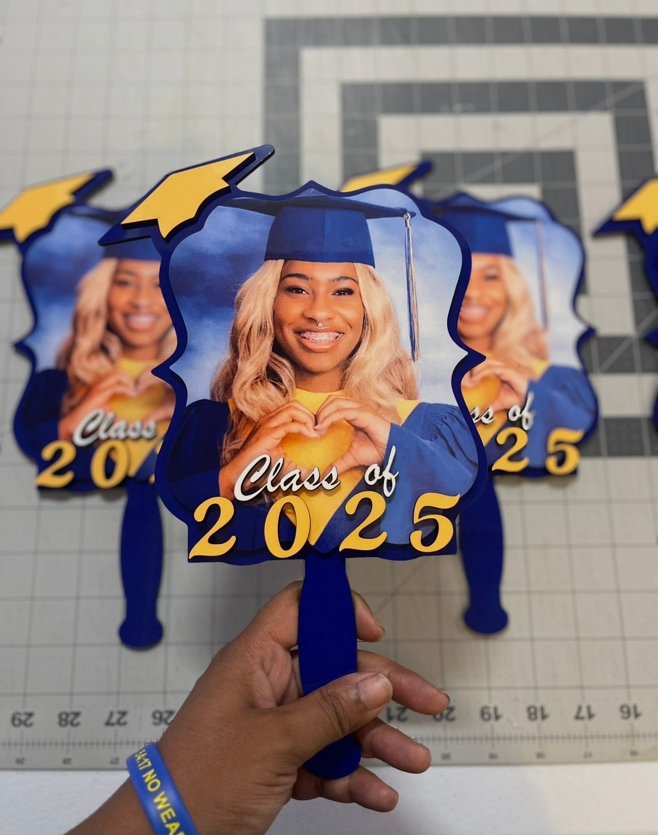 3D Graduation Fans (Assembled)