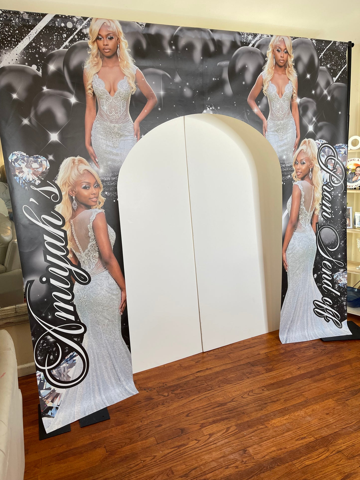 Entryway Arch Vinyl Banner