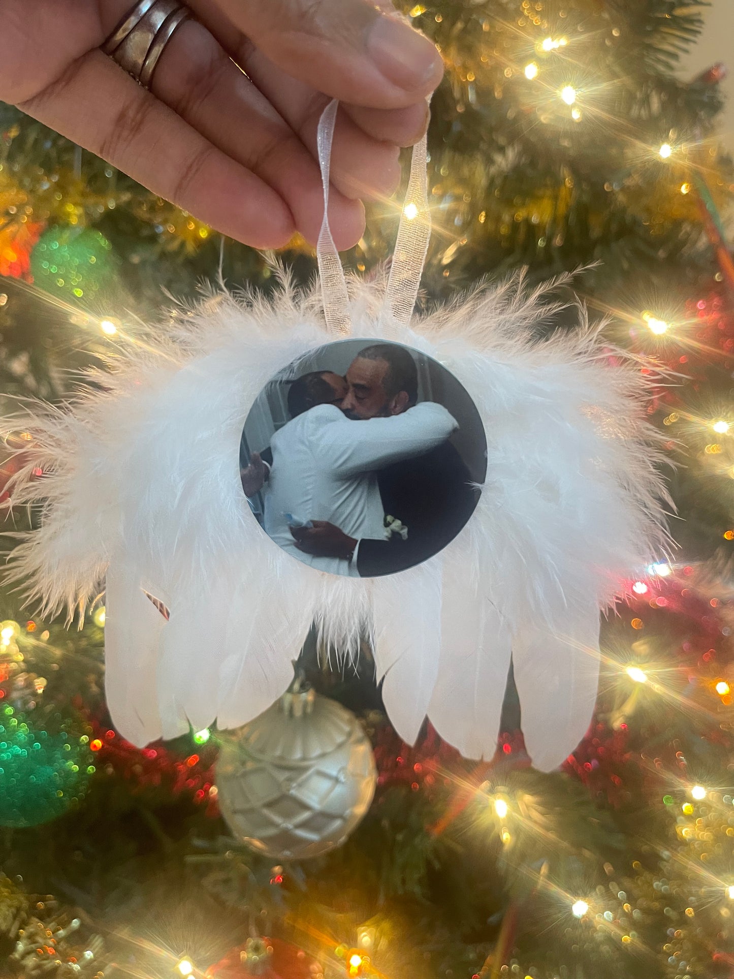 Feather Angel Wings Ornament