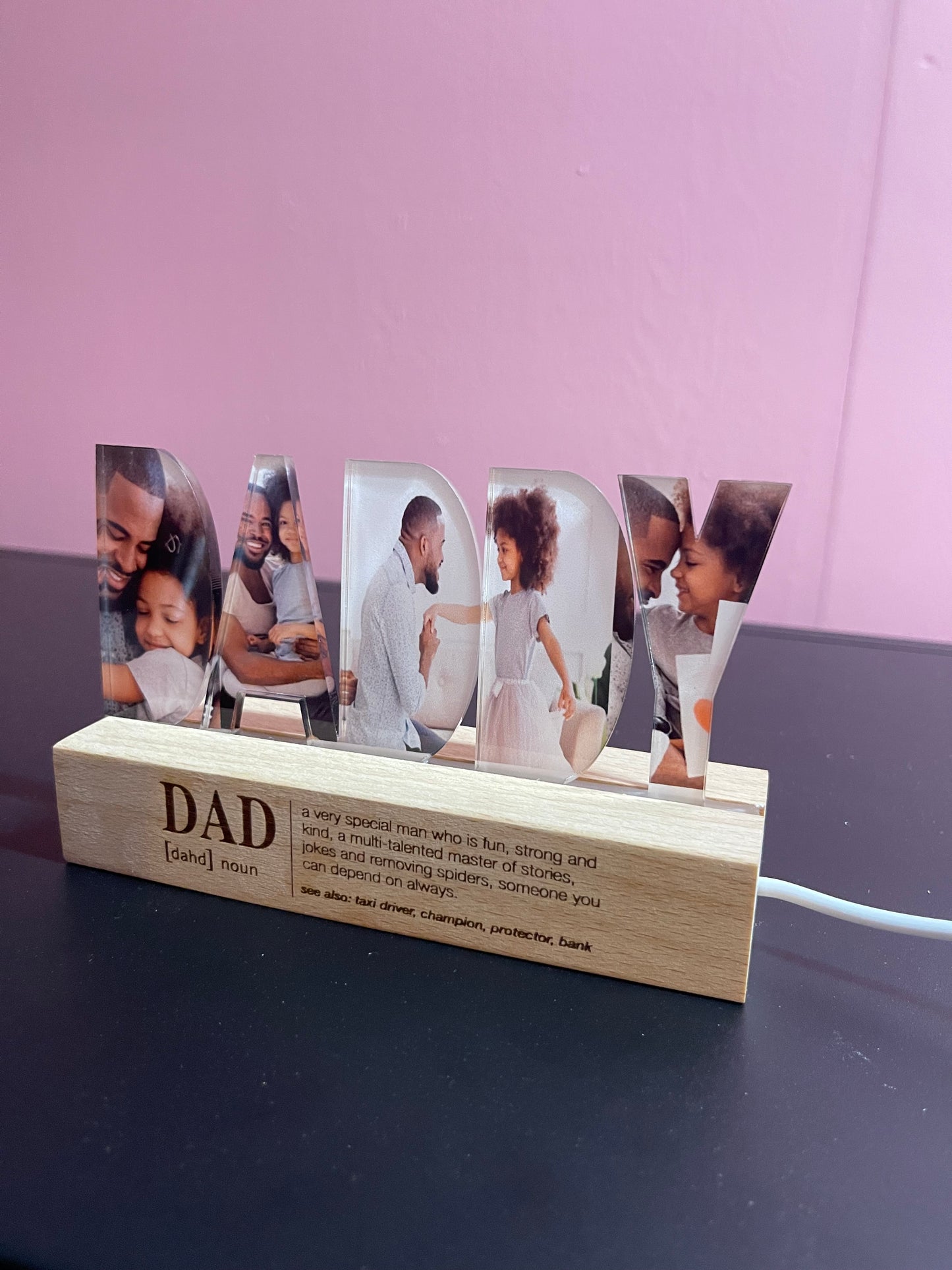 Subli Acrylic Word Blank (BASE NOT INCLUDED)