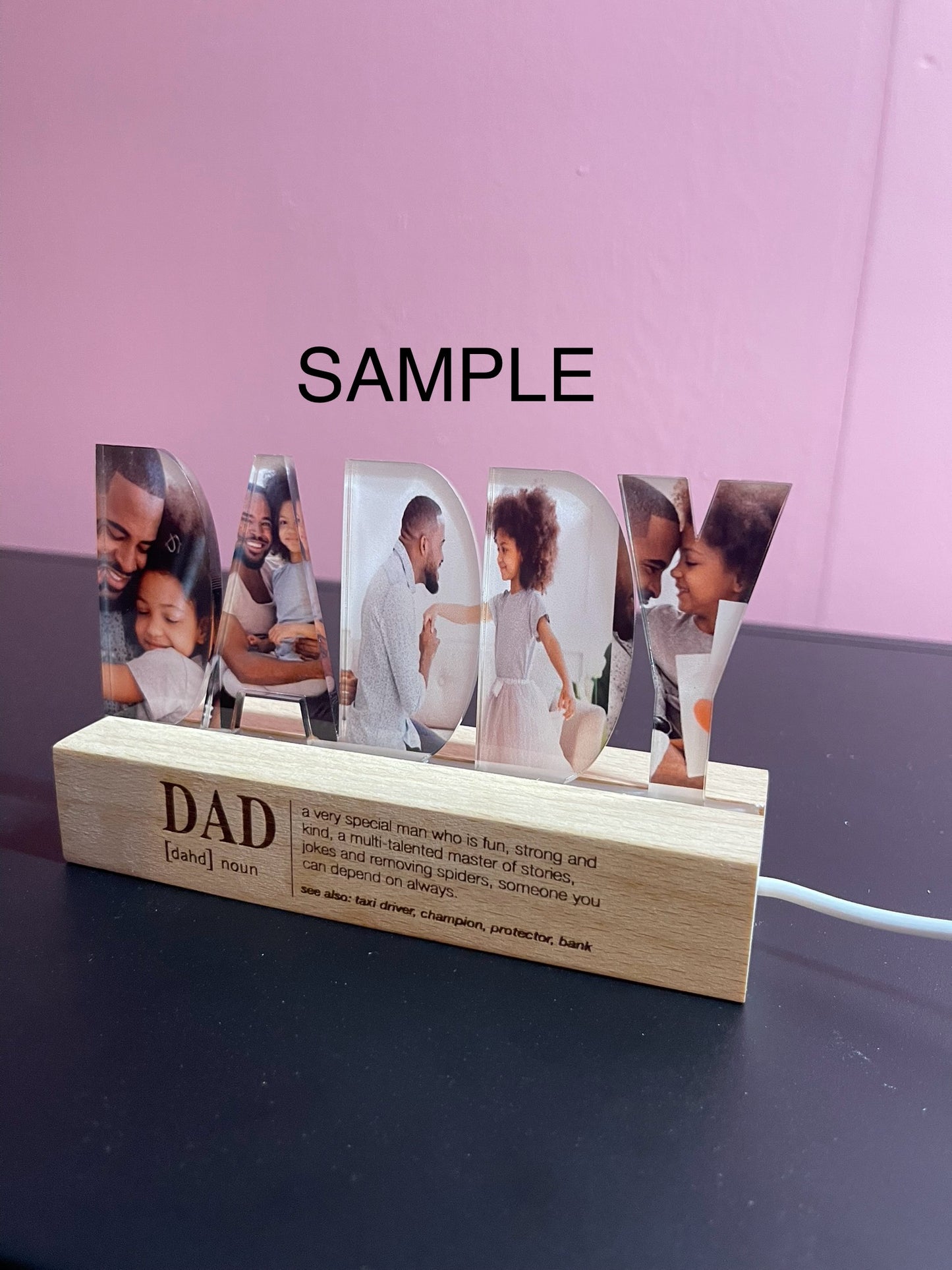 Subli Acrylic Word Blank (BASE NOT INCLUDED)