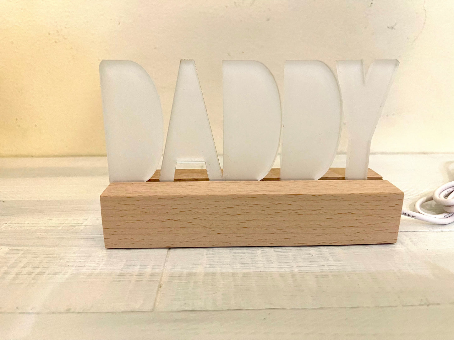 Subli Acrylic Word Blank (BASE NOT INCLUDED)