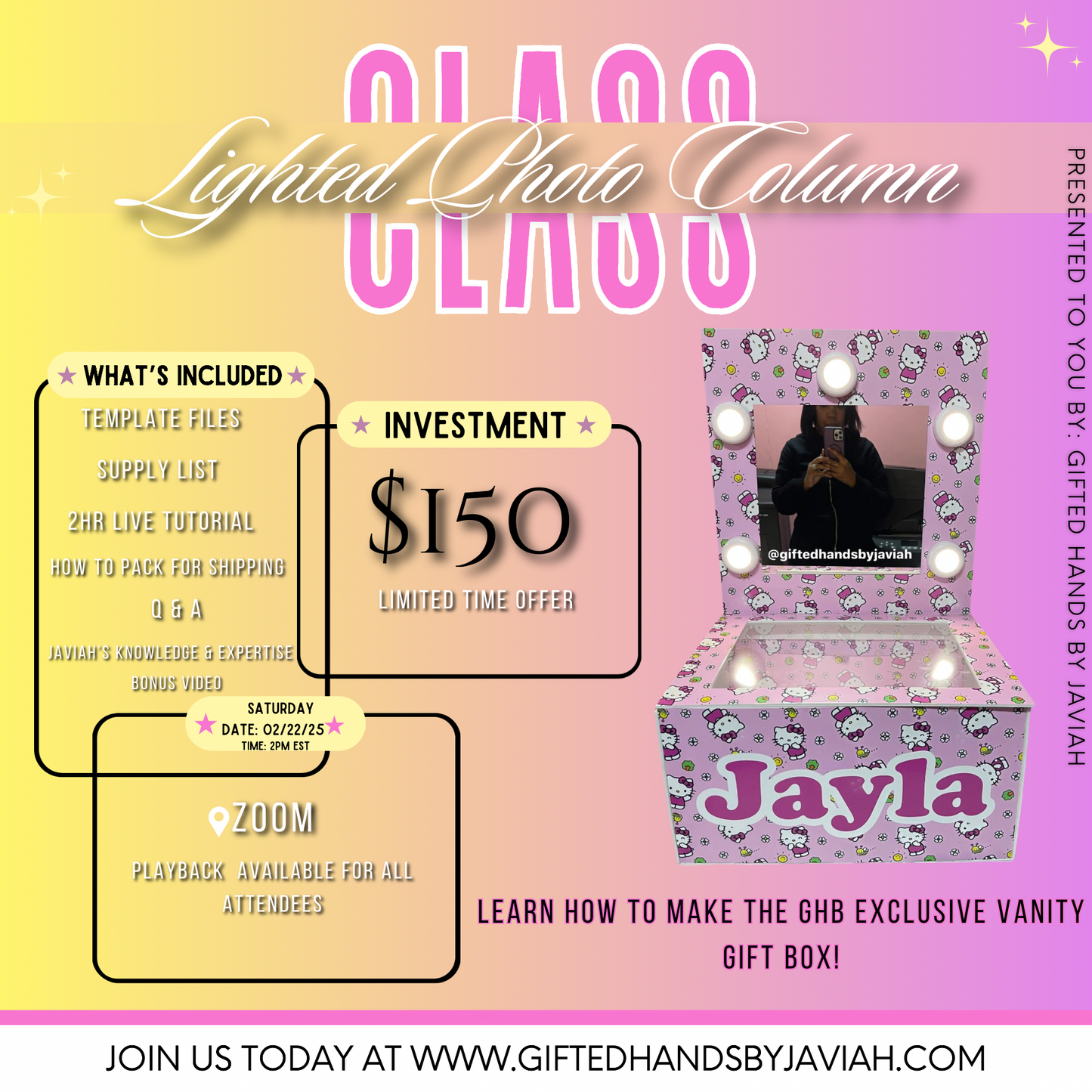 GHBJ: Vanity Gift Box Course