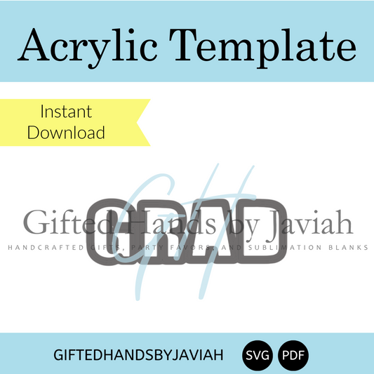 Acrylic GRAD Template - Small