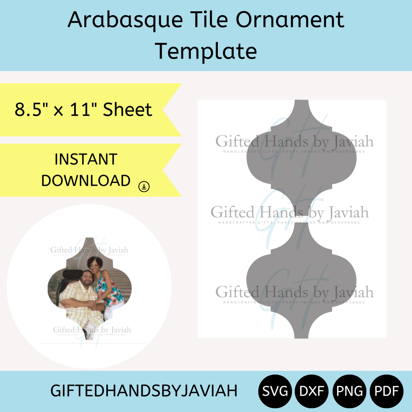 Arabasque Ornament Template