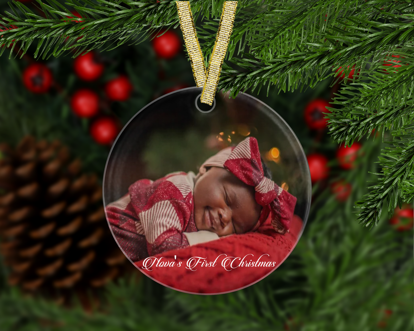 Round Christmas Ornament