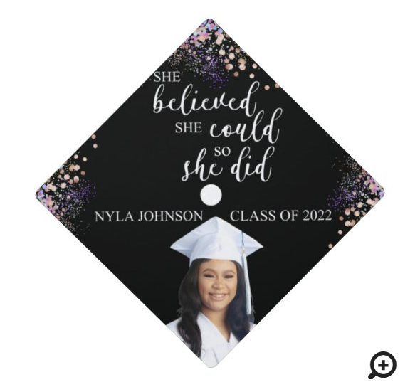 Custom Grad Cap Toppers (Fabric/Velvet)