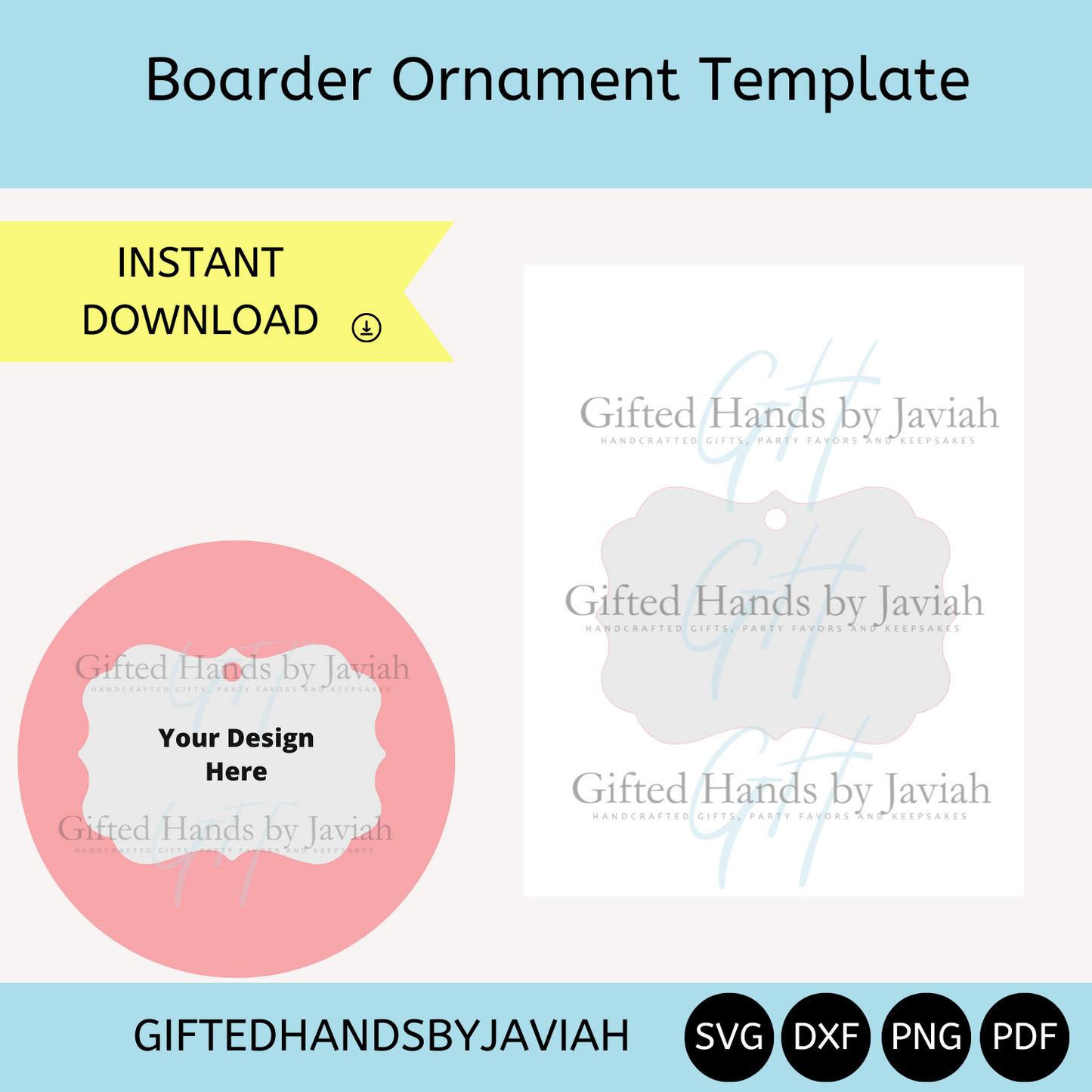 Border Ornament Template